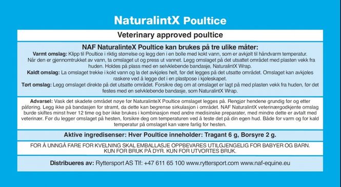 Hovedbilde NAF NaturalintX Poultice