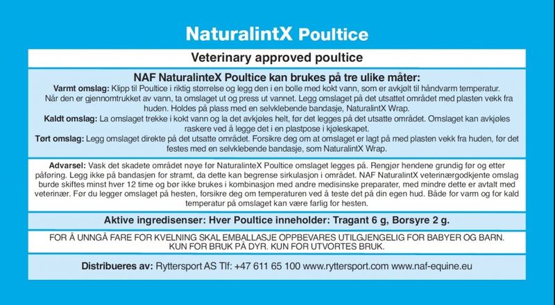 NAF NaturalintX Poultice