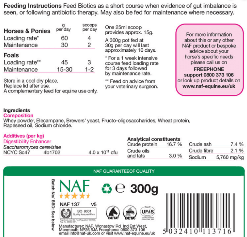 NAF Biotics 800g