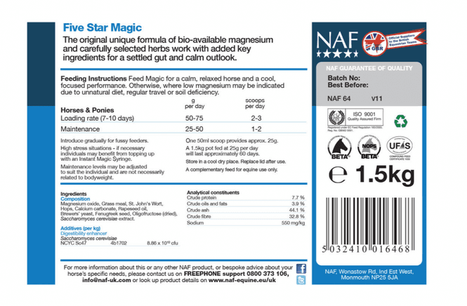 Hovedbilde NAF Magic 750g – for ro, fokus og ...