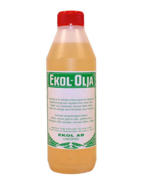 Hovedbilde Ekol-Olje – Ufarget lær- og skinnolje 500ml