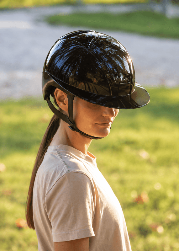 KASK Nemesi Black Wide Peak Shine inkl. liner