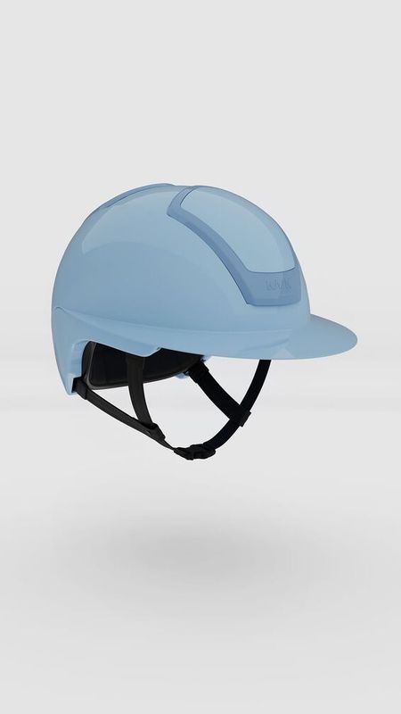 KASK Nemesi Soft Blue Wide Peak Shine inkl. liner