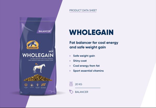 Hovedbilde Cavalor WholeGain 20kg