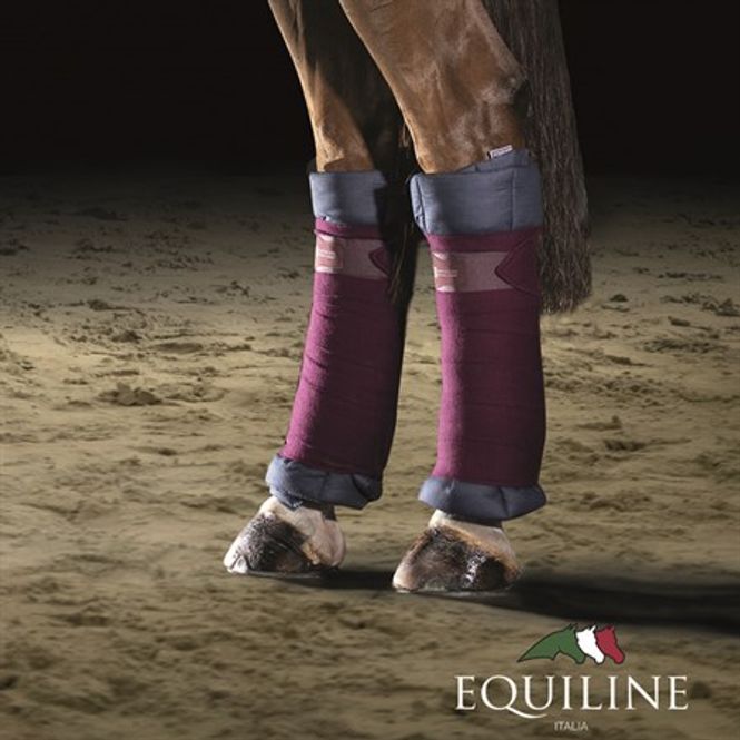 Hovedbilde Equiline Quiltede bandasjeunderlag, 4-pakning